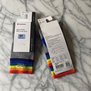 LULULEMON pride socks X 2 Sold